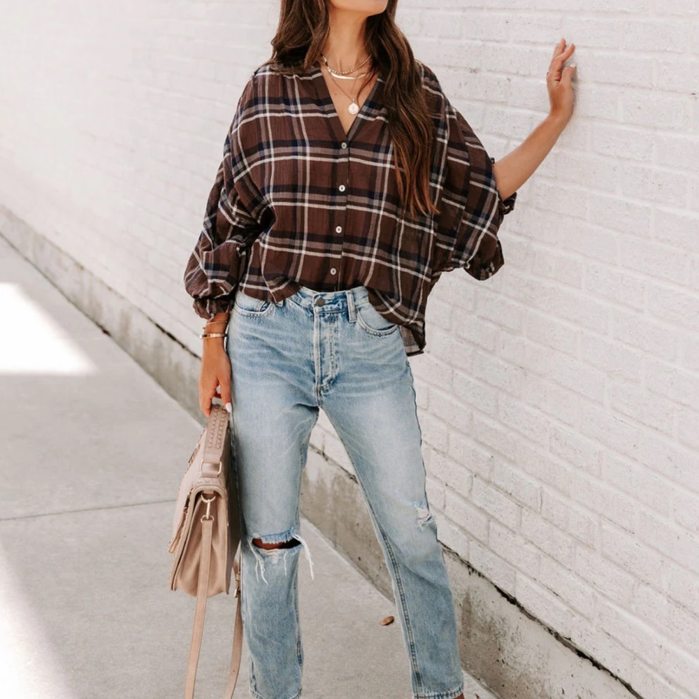Plaid Button Down - Picture 6 of 7
